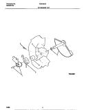 DETERGENT CUP Diagram and Parts List for FDB768GEW0  Frigidaire Dishwasher