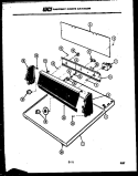 CONSOLE AND CONTROL PARTS Diagram and Parts List for 49-2827-23-01  Tappan Dryer