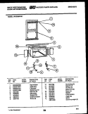 CABINET AND INSTALLATION PARTS Diagram and Parts List for WAS186P2K1  Frigidaire Air Conditioner
