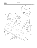CONTROL PANEL Diagram and Parts List for WWS445RFS1  Westinghouse Washer
