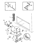 SYSTEM Diagram and Parts List for F81M207CW2  Frigidaire Freezer