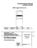 COVER Diagram and Parts List for FLEB43RGS3  Frigidaire Washer Dryer Combo