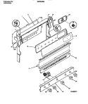 BACKGUARD Diagram and Parts List for GGF322BBDA  Gibson Range