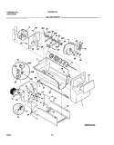 ICE CONTAINER Diagram and Parts List for FRS23KR4AB7  Frigidaire Refrigerator