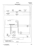 WIRING SCHEMATIC Diagram and Parts List for FEF365ASE  Frigidaire Range