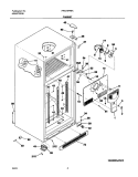 CABINET Diagram and Parts List for FRT21FR6AB4  Frigidaire Refrigerator