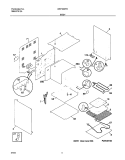 BODY Diagram and Parts List for WEF303PHDB  Westinghouse Range
