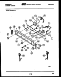 CONSOLE AND CONTROL PARTS Diagram and Parts List for LCE752LL2  Frigidaire Washer Dryer Combo