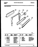BACKGUARD Diagram and Parts List for CE301SP2W01  Uni Range
