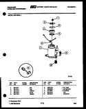COMPRESSOR PARTS Diagram and Parts List for AR12ME5L1  Frigidaire Air Conditioner