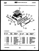 BROILER DRAWER PARTS Diagram and Parts List for 32-1018-23-01  Tappan Range