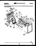 ICE DOOR, DISPENSER AND WATER TANK Diagram and Parts List for FMW240EN3D  Kelvinator Refrigerator