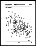 DOOR PARTS Diagram and Parts List for DG600KXW4  Frigidaire Dryer