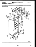 CABINET PARTS Diagram and Parts List for GTN155WHL1  Frigidaire Refrigerator