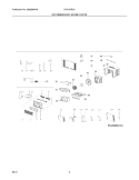 Part Location Diagram of 5304476199 Frigidaire RAIL