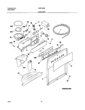 DISPENSER Diagram and Parts List for GS26HSZBC2  Frigidaire Refrigerator