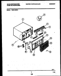 CABINET PARTS Diagram and Parts List for WAH11EP2T2  Frigidaire Air Conditioner