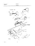 CONTROLS Diagram and Parts List for FRS24ZRHB5  Frigidaire Refrigerator