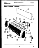 CONSOLE AND CONTROL PARTS Diagram and Parts List for WA27M4WXFB  Gibson Washer