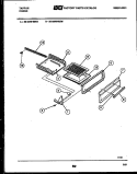 BROILER DRAWER PARTS Diagram and Parts List for 30-3349-00-05  Tappan Range