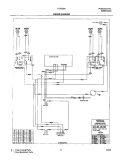 WIRING DIAGRAM Diagram and Parts List for FEF326AWC  Frigidaire Range