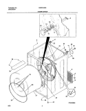 CABINET / DRUM Diagram and Parts List for GGR221AS4  Gibson Dryer