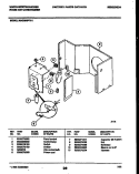 ELECTRICAL PARTS Diagram and Parts List for MAC063P7A1  Frigidaire Air Conditioner