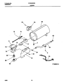 P16B0010 BURNER, VALVE Diagram and Parts List for FDG558GGS0  Frigidaire Dryer