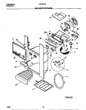 ICE & WATER DISPENSER Diagram and Parts List for FRT26XGCW3  Frigidaire Refrigerator