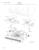CABINET LOWER Diagram and Parts List for E42BS75ETT  Electrolux Refrigerator