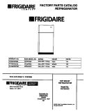 COVER Diagram and Parts List for FRT24RGCD3  Frigidaire Refrigerator