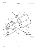 P16B0010 BURNER, VALVE Diagram and Parts List for FSGB39RGS0  Frigidaire Dryer