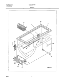 CABINET Diagram and Parts List for CFC13M5AW0  Uni Freezer