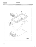 CABINET Diagram and Parts List for GFC05M3EW5  Gibson Freezer
