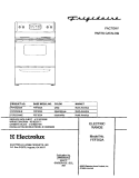 COVER Diagram and Parts List for FEF352AUE  Frigidaire Range