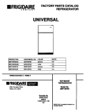COVER Diagram and Parts List for MRT16PNCZ0  Frigidaire Refrigerator