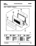 Part Location Diagram of 5303305397 Frigidaire FRAME-DOOR