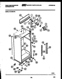 CABINET PARTS Diagram and Parts List for RT219MCH2  Frigidaire Refrigerator