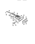 BROILER DRAWER Diagram and Parts List for CGC4M6DXF  Gibson Range