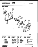 AIR HANDLING PARTS Diagram and Parts List for AC059K7B1  Frigidaire Air Conditioner