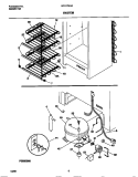 SYSTEM Diagram and Parts List for GFU17M4AW4  Gibson Freezer