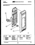 CONTROL PANEL Diagram and Parts List for 56-4678-10-15  Tappan Microwave