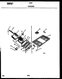 COOKTOP AND BROILER DRAWER PARTS Diagram and Parts List for 30-2551-00-04  Tappan Range