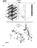 SYSTEM Diagram and Parts List for FFU14M8GW0  Frigidaire Freezer
