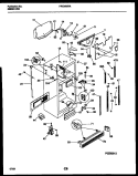 CABINET PARTS Diagram and Parts List for FRT24WRAB0  Frigidaire Refrigerator
