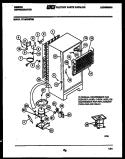 SYSTEM AND AUTOMATIC DEFROST PARTS Diagram and Parts List for RT19F3WT3H  Gibson Refrigerator