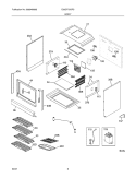 BODY Diagram and Parts List for E36GF75GPS  Electrolux Cooktop