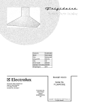 COVER Diagram and Parts List for PL36WC50EC  Frigidaire Range Hood