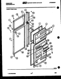 DOOR PARTS Diagram and Parts List for FPES21TEA0  Frigidaire Refrigerator
