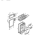 DOOR Diagram and Parts List for FPD19TPH0  Frigidaire Refrigerator